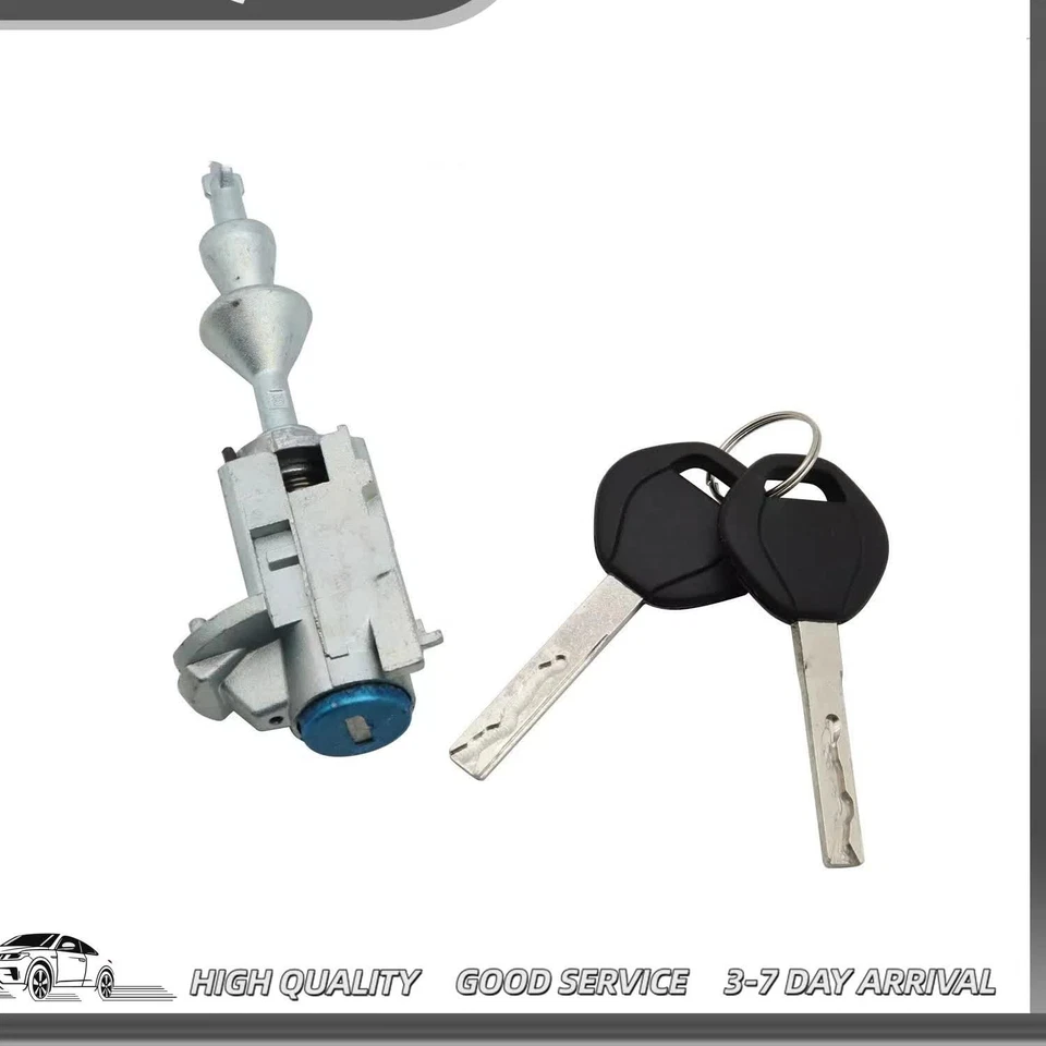 New Driver Door Lock Cylinder Keys Replace Fit For 2007-2013 BMW 325i 328i USA - Image 4 of 4