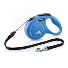 FLEXI New Classic Cord Retractable Dog Leash Medium - 16 Feet Cord , Blue