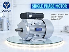 0.37kw 0.5HP 1400rpm 4 POLE single phase REVERSIBLE CSCR Electric motor  240v