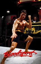 Bloodsport 1988 Jean-Claude Van Damme Movie Poster Wall Art Made in USA