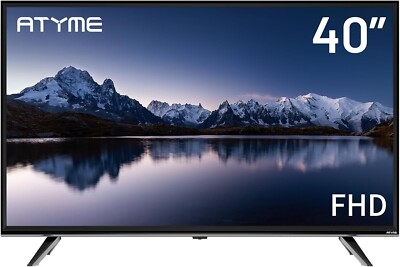 Space-Saving 40-Inch FHD LED TV with Dual 8W Speakers & Wide Color Technology