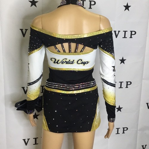 Cheerleading Uniform Allstars World Cup Adult Med - Picture 3 of 7