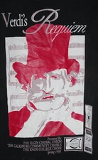 Vintage Giuseppe Verdi T Shirt Large Mens 90s Single Stitch Opera Classic Music