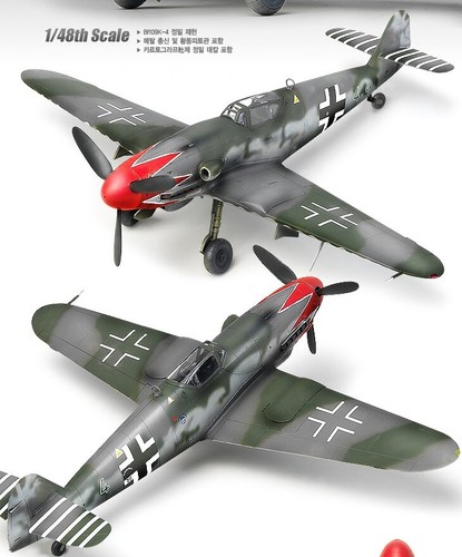 Academy 1/48 Messerschmitt Bf109 K-4 Aircraft Limited Plastic model kit #12228 - Picture 3 of 6
