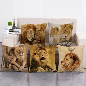 lion pillow case