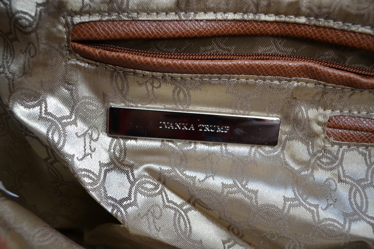Sacoche Rebecca Ivanka Trump En Cuir Marron – Taille Large, Porté Une Fois, Occasion