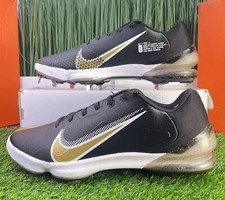 Nike Force Zoom Trout 7 Pro Black Gold Mens Baseball Cleats CQ7224-012 Size 8-13