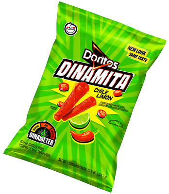  Doritos Limited Edition Rolled DINAMITA Chile Lemon flavored Big Bag 10.75