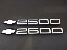 1988-2000 Silverado 2500 Door Emblem Badge Logo Nameplate Name Plate