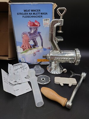 Porkert Cast Iron Manual Meat Grinder Size High Quality Made in