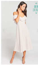 Show Me Your Mumu Camilla Dress Show Me The Ring Crisp Size Large $184