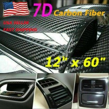 Accessories Carbon Fiber Vinyl Film 7d Car Interior Wrap Stickers Moulding Trim