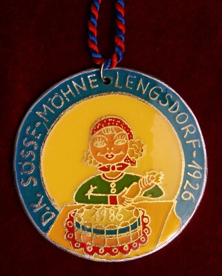 Orden mit Band - Köln Bonn - Karneval - D.K. Sösse Möhne Lengsdorf - 1986