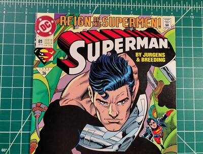 Superman #81 (1993) DC Comics 1st Black Suit Synder Cut Key | eBay