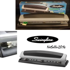 🔥NEW🔥 Swingline 10-Sheets Precision Pro Desktop 2 or 3-Hole Punch SWI74037