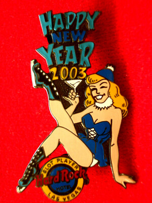 HRC Hard Rock Hotel Las Vegas New Year 2003 Slot Player Girl LE400 Cafe