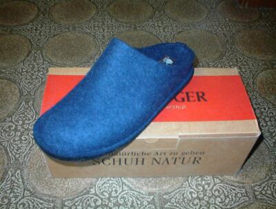 Hausschuh Haflinger Filzhausschuhe, Flair Soft jeans / blau Größe 42