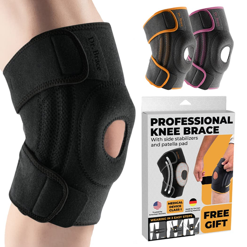 ELITE Knee Brace with Side Stabilizers & Patella Gel Pads for Maximum Knee Pain - Picture 9 of 19