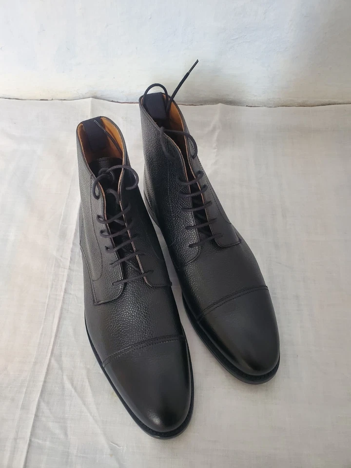 Nuevo Goodyear Welted Oliver Gris Jack Botas Zapato Negro Talla UK10.5/EU44.5/US11.5 Foto 2 de 4