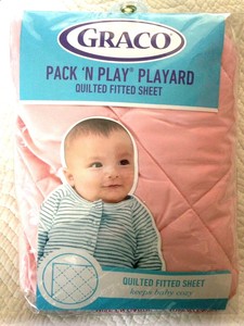 graco pack n play quilted sheets
