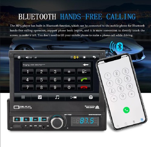 Single Din FM radio GPS USB TF card Bluetooth 7 inch MＰ５　player Car stereo radio - Picture 8 of 12