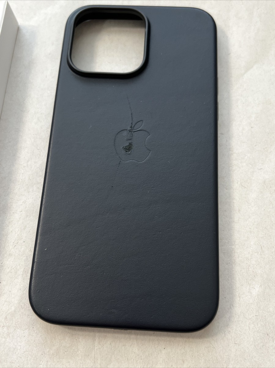GENUINE Apple Leather Case For iPhone 14 PRO MAX 6.7 Midnight READ** USED!