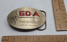 GD  A - GRAHAM, DIETZ  ASSOCIATES CONSULTING ENG - belt buckle - listing 7564