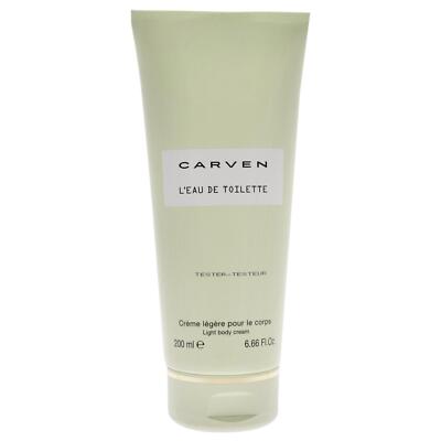L'eau De Toilette Light Body Cream by Carven for Women - 6.66 oz Cream