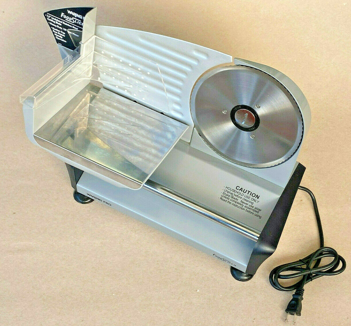 Waring Pro FS150 Electric Deli Meat Food Slicer Machine 130W eBay