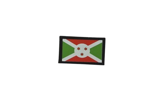 Patch imprimé brodé voyage souvenir motard sac à dos drapeau burundi - Photo 1/1