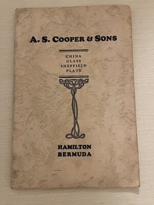 A. S. Cooper & Sons China Glass Sheffield Plate Hamilton Bermuda (Wedgewood)