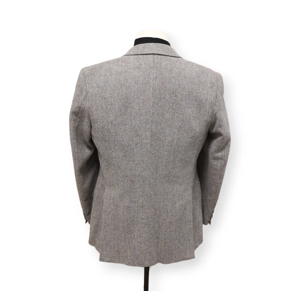 GALERÍA HAGGAR VINTAGE TWEED Hombre ESPIGA Abrigo Deportivo Traje Chaqueta Blazer 40 L Foto 4 de 4