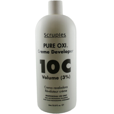Scruples PURE OXI Creme Developer Oxydant Activator Entwickler 10 Vol. 3% 1 L
