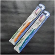 Nano Silver Toothbrush Adult Bristles Slim Genuine Korea Dental Orange 1 Green 1