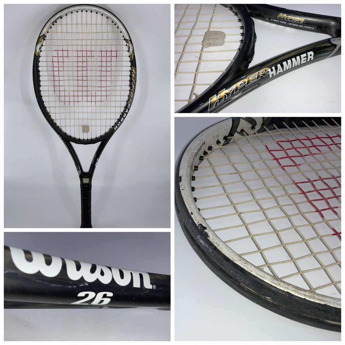 Wilson Hammer 26 Hyper Carbon Racket Sz 4 Grip 0 Swing Excellent