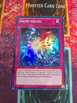 Yu-Gi-Oh! Karte – Abyss-squall (ABYR-EN071) – Super Rare, 1st Edition Aus Abyss Rising