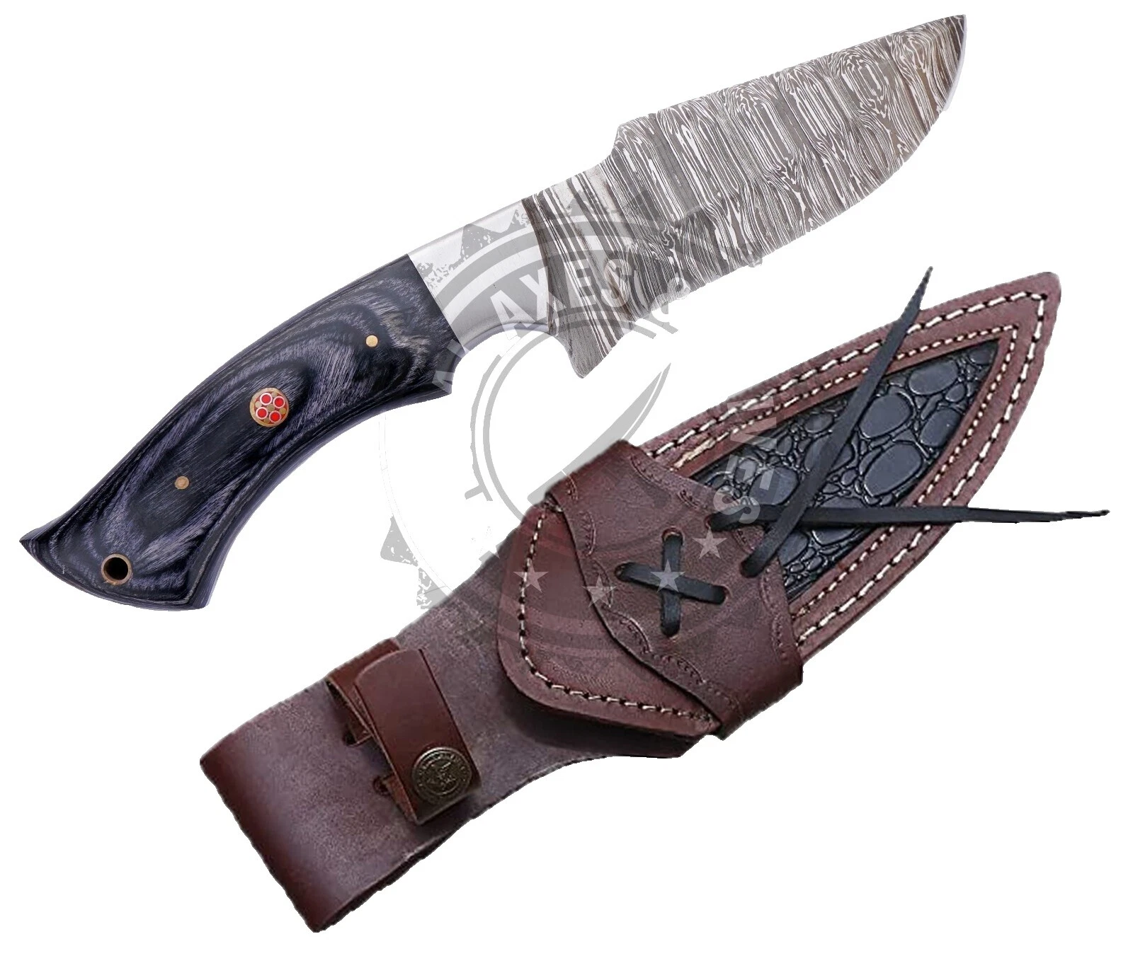 Punto de salida Damascus combates modernos de colección Cuchillos de Hoja Fija