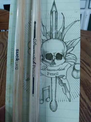 Drumstick Pencil HB #2 By Suck UK - Picture 3 of 12