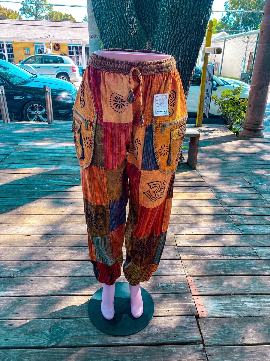 Beautiful Boho hippie patchwork pants Unisex