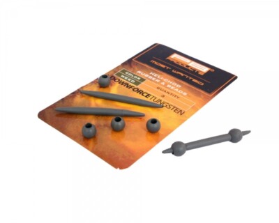 PB Products Downforce Tungsten Heli-Chod Rubber & Beads - Weed
