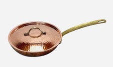 CopperGarden Kupferpfanne ø 20 cm verzinnt | Stiel & Deckel | Gas Feuer Elektro