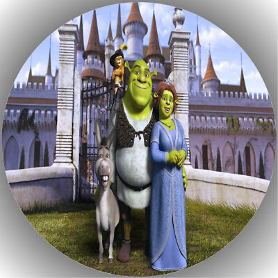 Tortenaufleger Geburtstag Party Tortenbild Fondant - Oblate Shrek P2