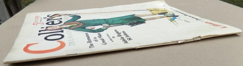 vintage Collier’s Magazine Feb 1, 1930 Woman Ice Skate Cover; Damon Runyon Story - Image 2 of 4