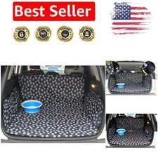 Oxford Car Pet Cargo Liner - Durable  Washable Waterproof Seat Cover for Dogs