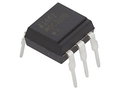 5X MOC3020 Optotriac 5kV UAusg: 400V ohne Nullschaltung DIP6 Ch: 1 LITEON