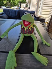 Vintage Eden Jim Henson Muppets Kermit The Frog Plush 25" Christmas Holiday Vest