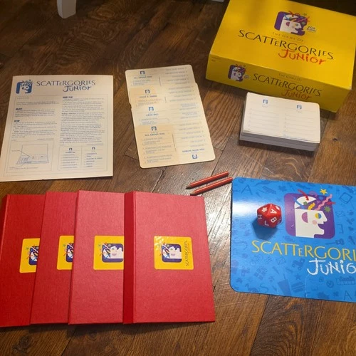 Scattergories Junior Game For Kids Ages 8-11 Milton Bradley Vintage 1989 Nice