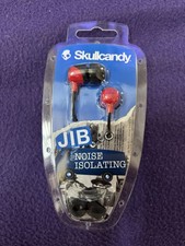 Skullcandy Jib in-ear Wired Headphones - Black/Red