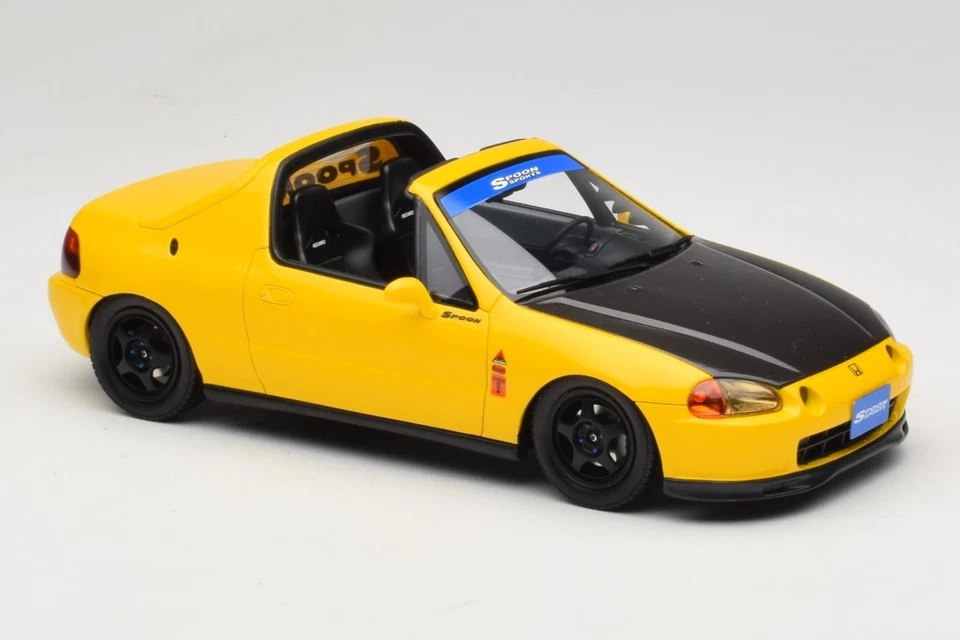 OT1154 本田 Civic del Sol Spoon Phoenix 黄色 Otto 1/18 — 第 2/4 张图片