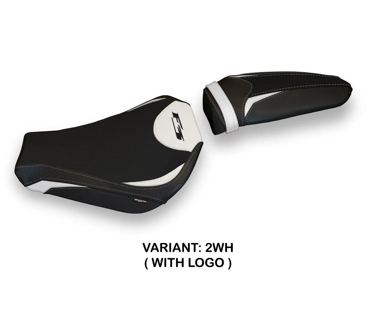Seat saddle cover Tirana 1 White (WH) TPZ Italia for MV AGUSTA F3 2012 > 2022 rZ